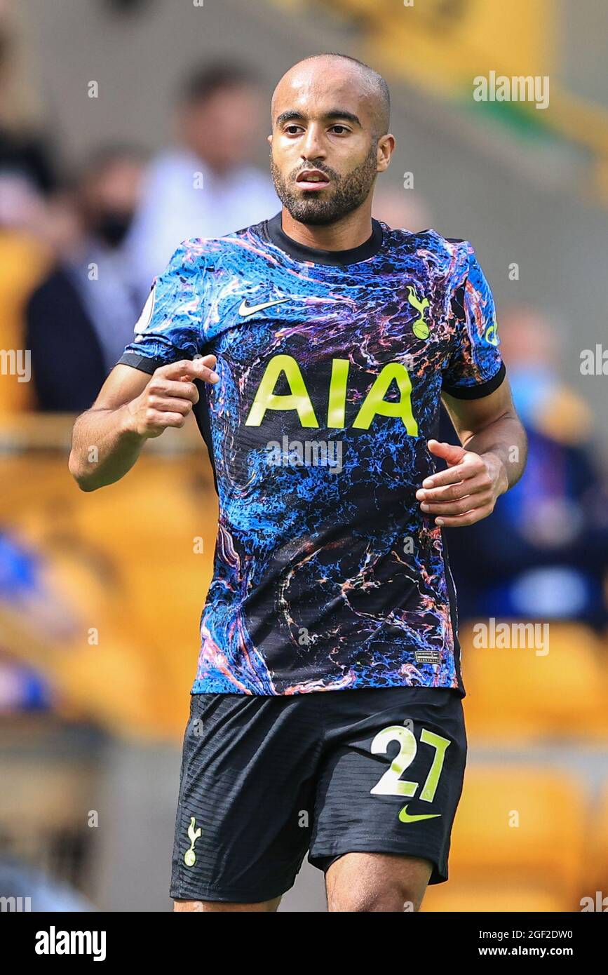 Lucas Moura #27 of Tottenham Hotspur during the game Stock Photo