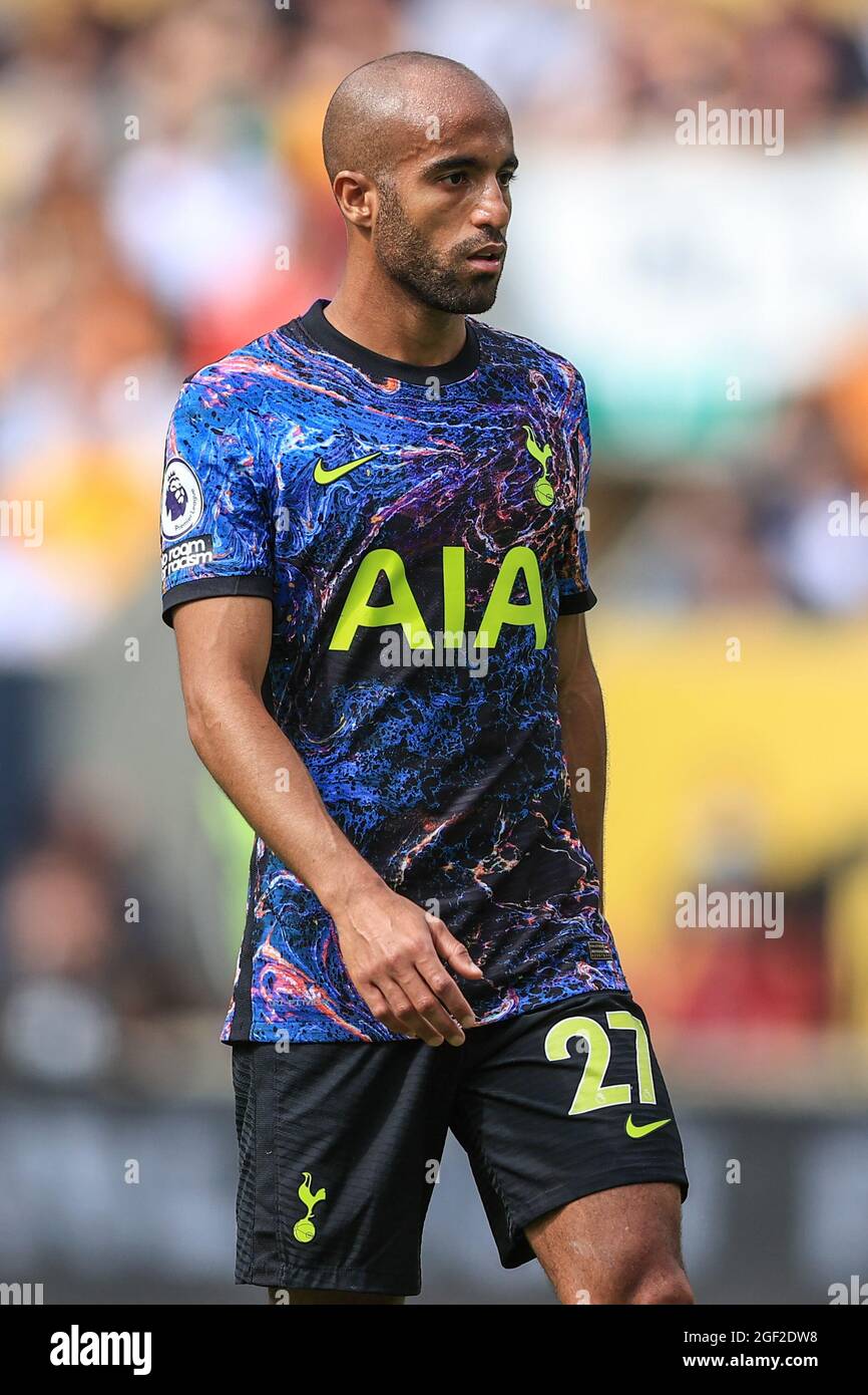 Lucas Moura #27 of Tottenham Hotspur during the game Stock Photo