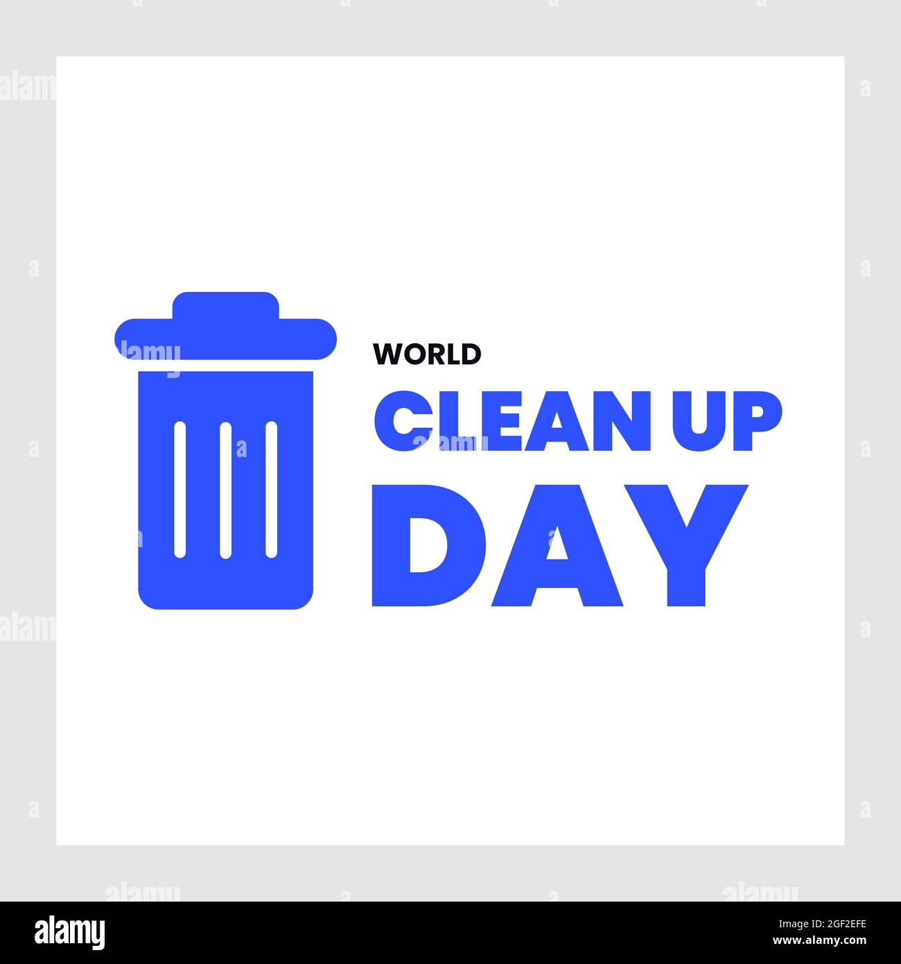 world clean up day cute typography vector for social media, poster and