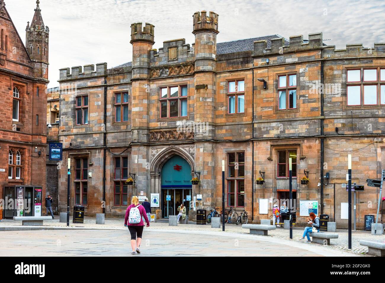 Exterior of Paisley Gilmour Street railway station, County Square