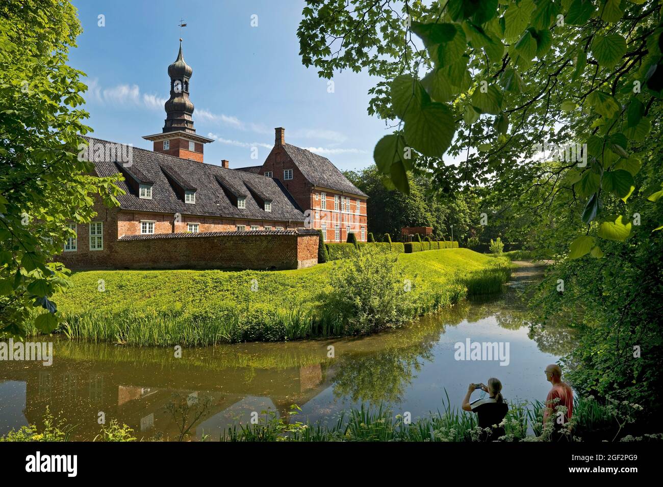 Castle in front of Husum , Germany, Schleswig-Holstein, Northern Frisia, Husum Stock Photo