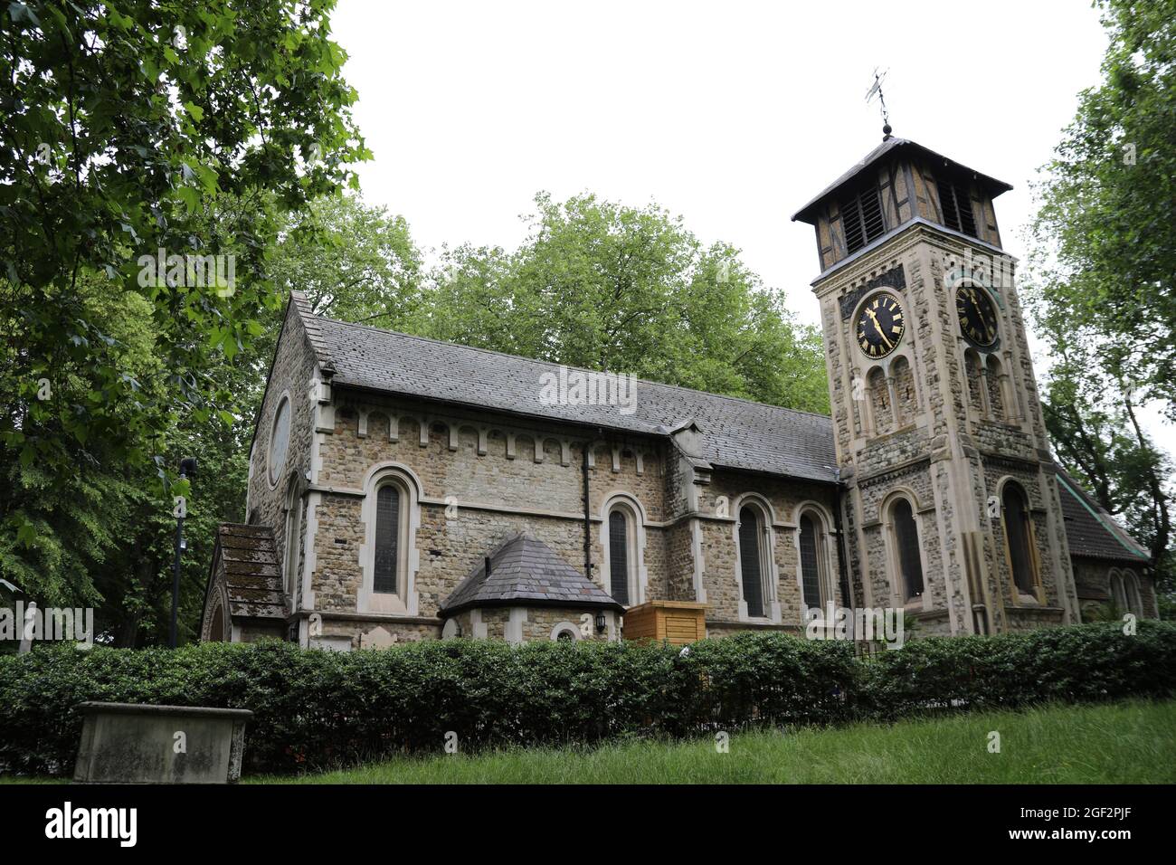 St Pancras Old Church in North London Stock Photo
