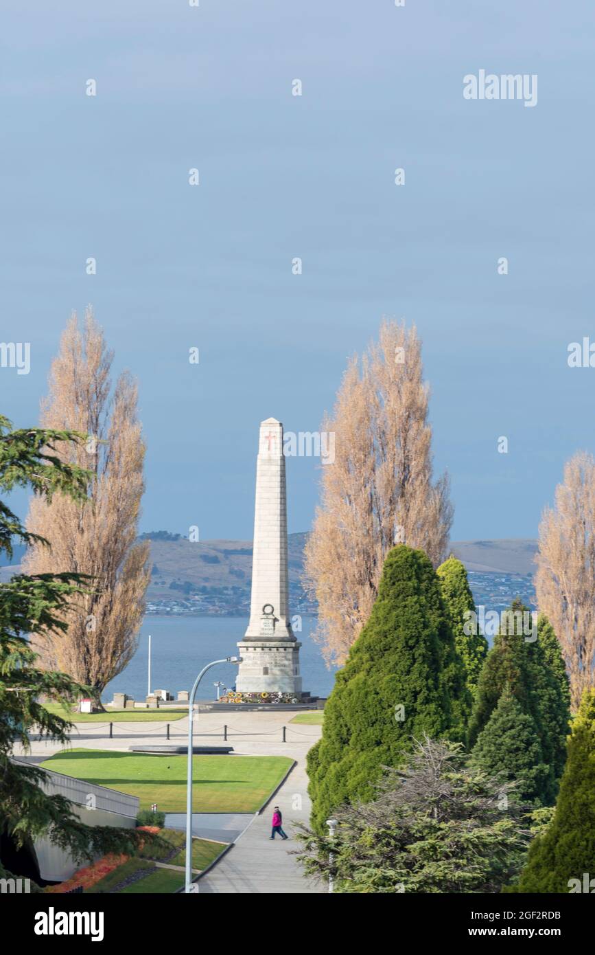 The Hobart Cenotaph also known as the Hobart War Memorial was built in 1925 on the Queens Domain