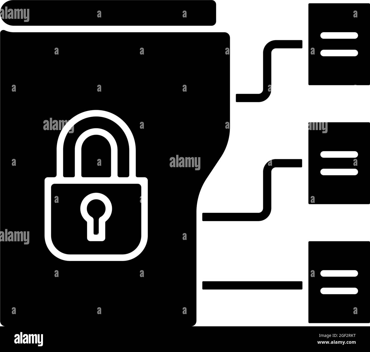 Data classification black glyph icon Stock Vector Image & Art - Alamy