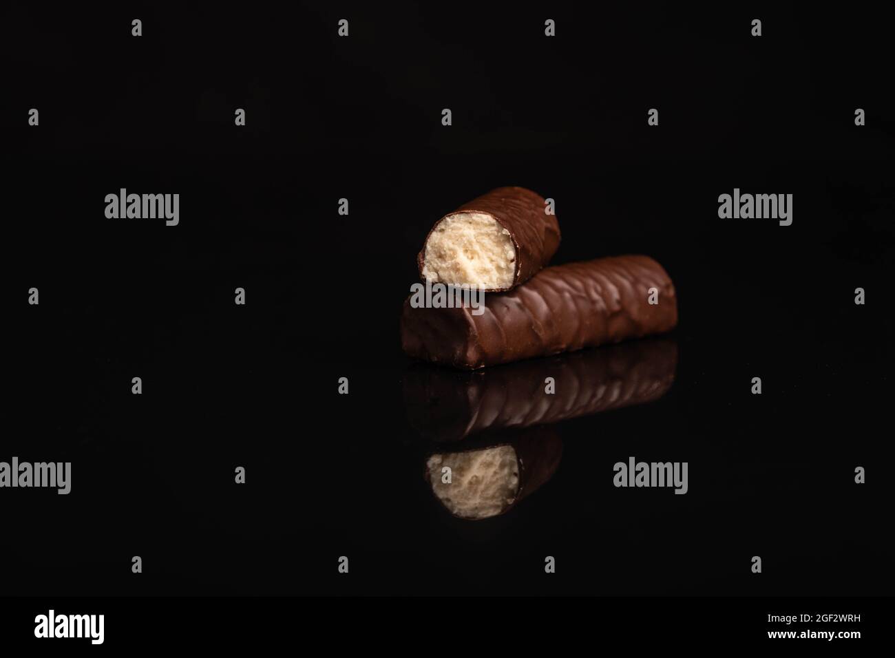Chocolate candy on a dark background Stock Photo