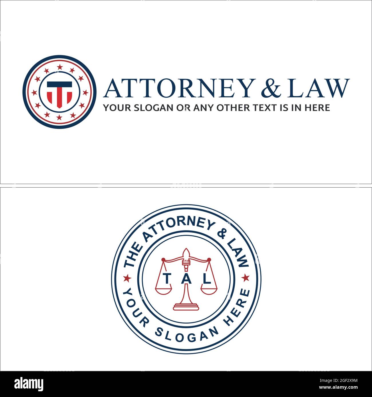 Attorney law firm association lawyers institution justice logo design Stock Vector Image & Art