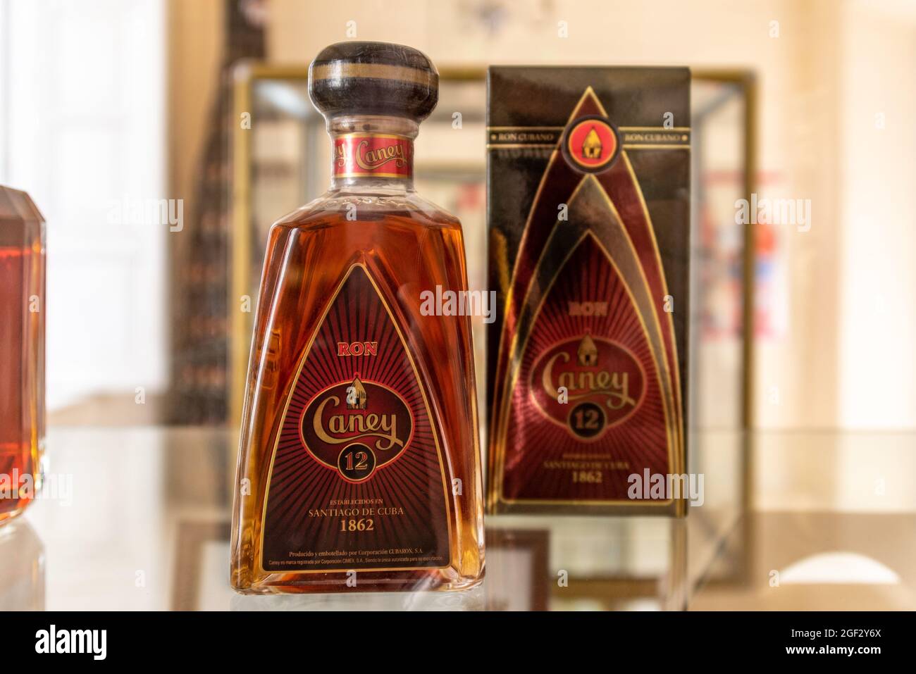 Rum Museum Emilio Bacardi, Santiago de Cuba Stock Photo