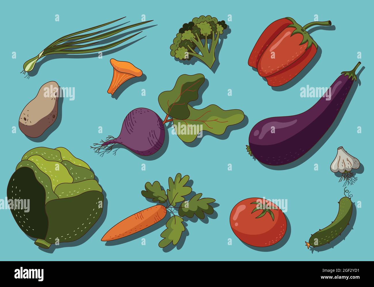 Cabbage hand Stock Vector Images Alamy