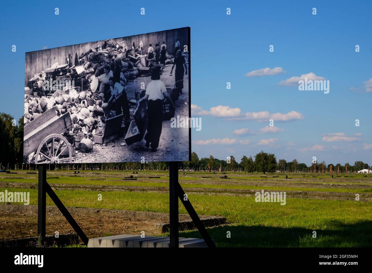 Auschwitz concentration camp, Poland 2016 Stock Photo