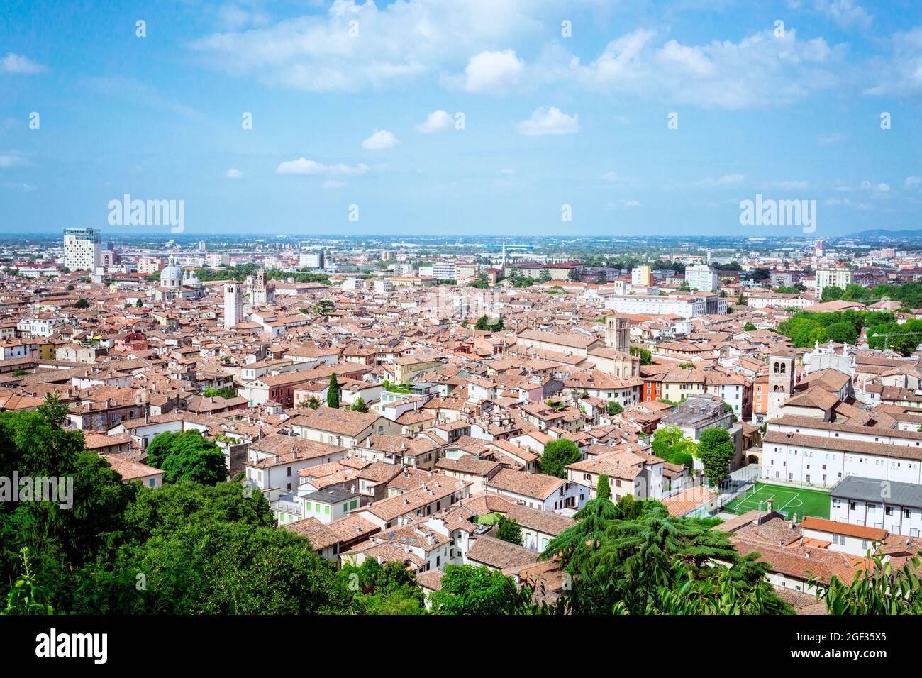 Brescia cityscape Stock Photo