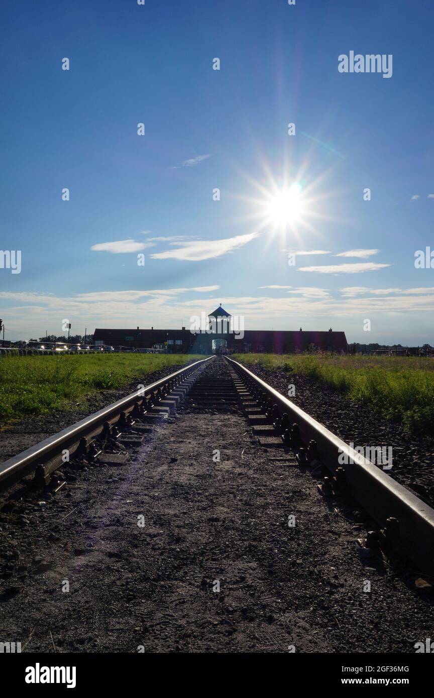 Auschwitz concentration camp, Poland 2016 Stock Photo