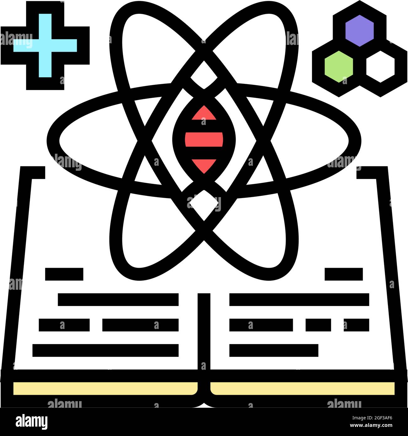 science and medicine history color icon vector illustration Stock