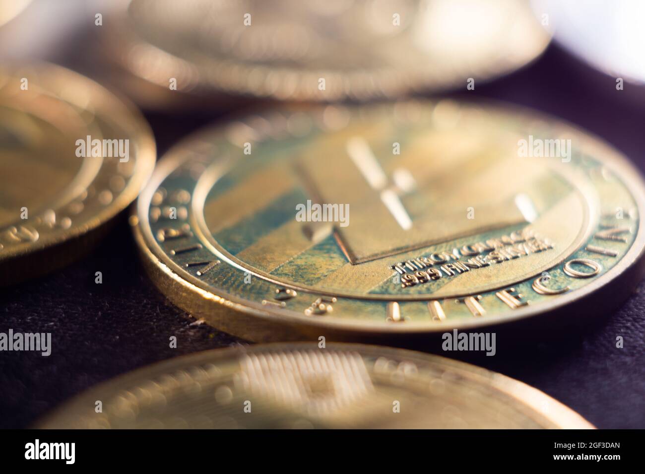 Closeup shot coins hi-res stock photography and images - Alamy