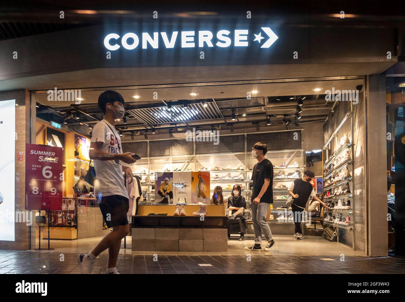 American shoe brand company Converse store seen in Hong Kong Stock Photo -  Alamy