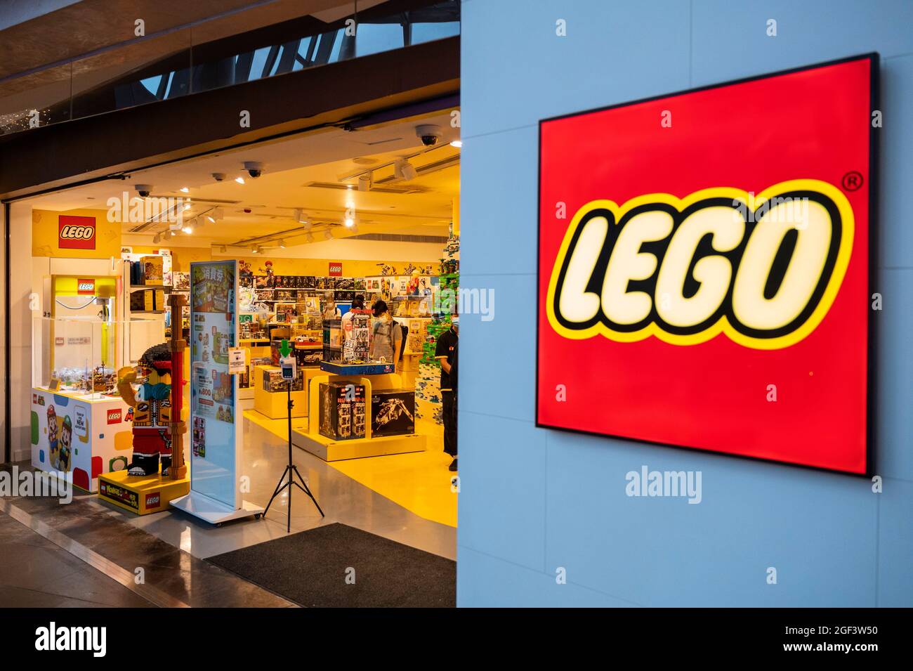 Danish toy brand Lego official store seen in Hong Kong Stock Photo - Alamy