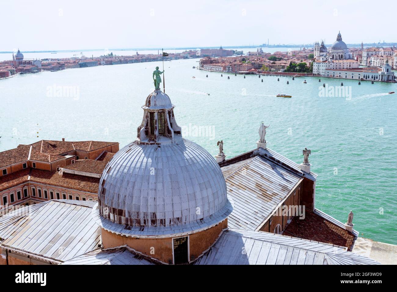 Venice and Giudecca seen from Chiesa di San Giorgio Maggiore Stock Photo