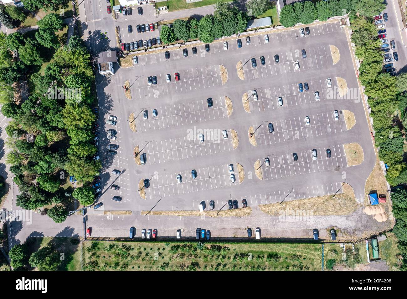 Parking lot aerial 1958 hi-res stock photography and images - Alamy