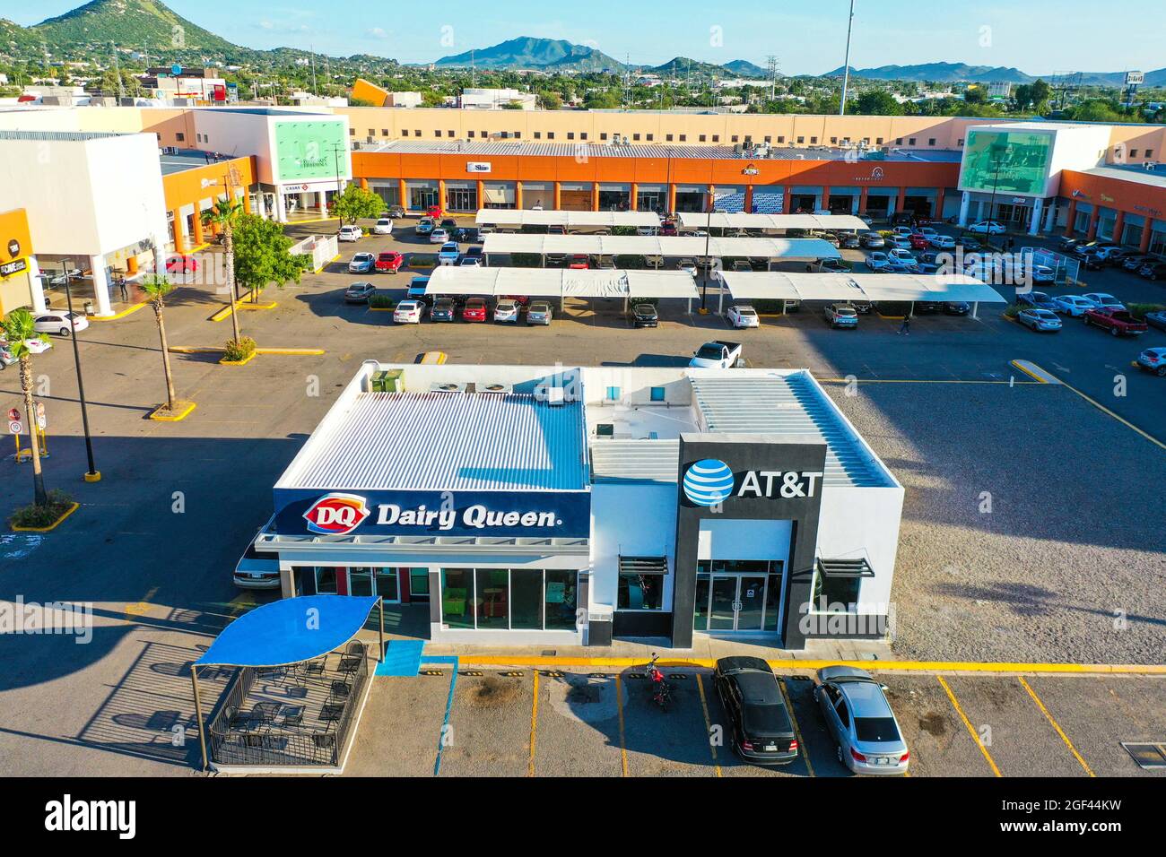 Dairy Queen, ice cream shop DQ and AT&T telephony and communications in