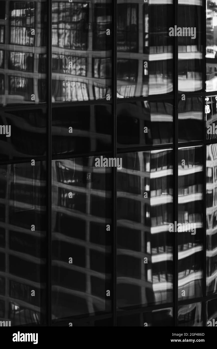 Glass windows of modern skyscraper Stock Photo Alamy