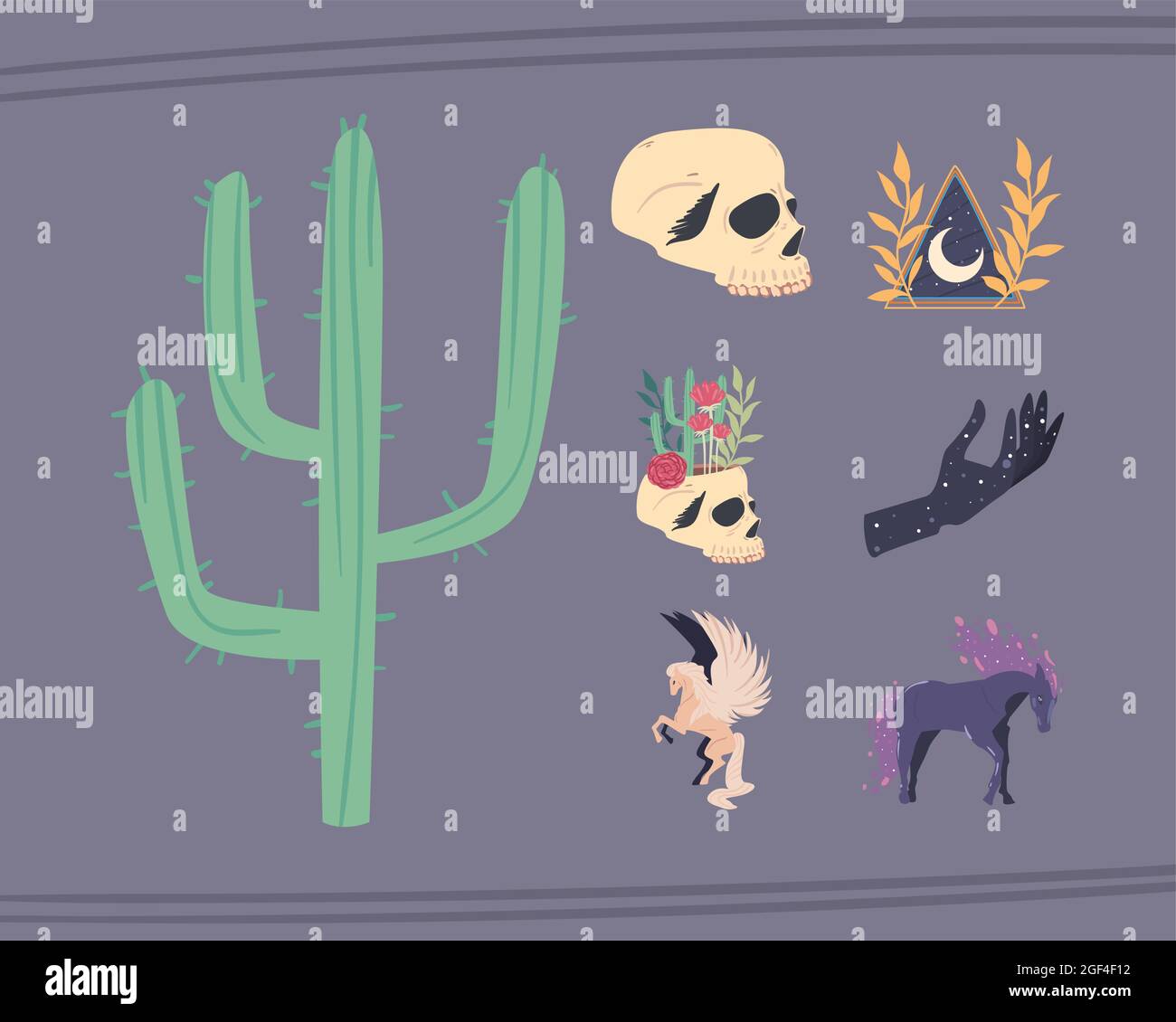 collection of mystic and esoteric icons Stock Vector Image & Art - Alamy