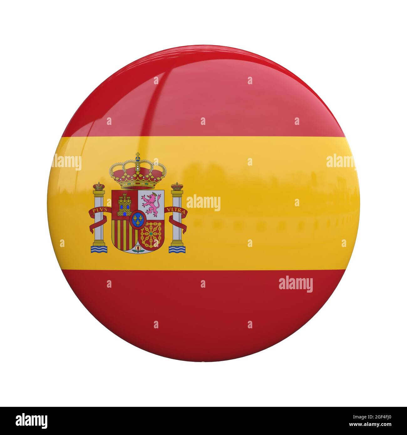 Spain Rond National spanish flag round hi-res stock photography and images - Alamy
