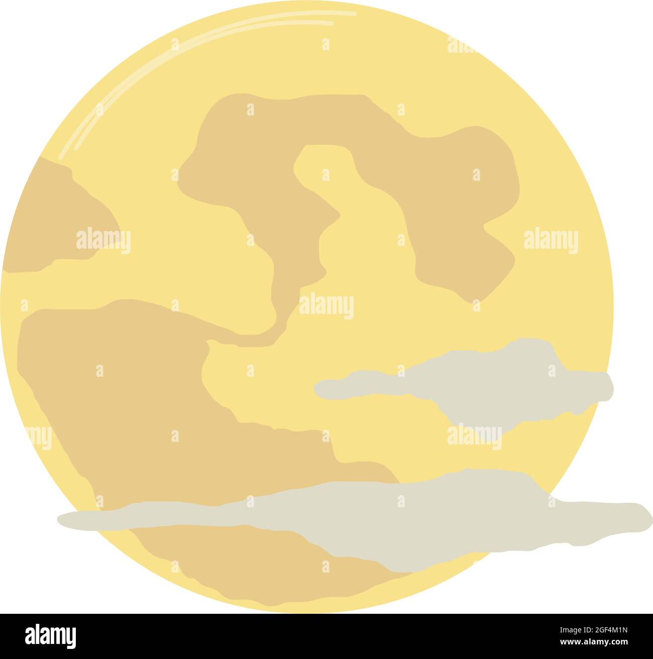 full moon and clouds Stock Vector Image & Art - Alamy