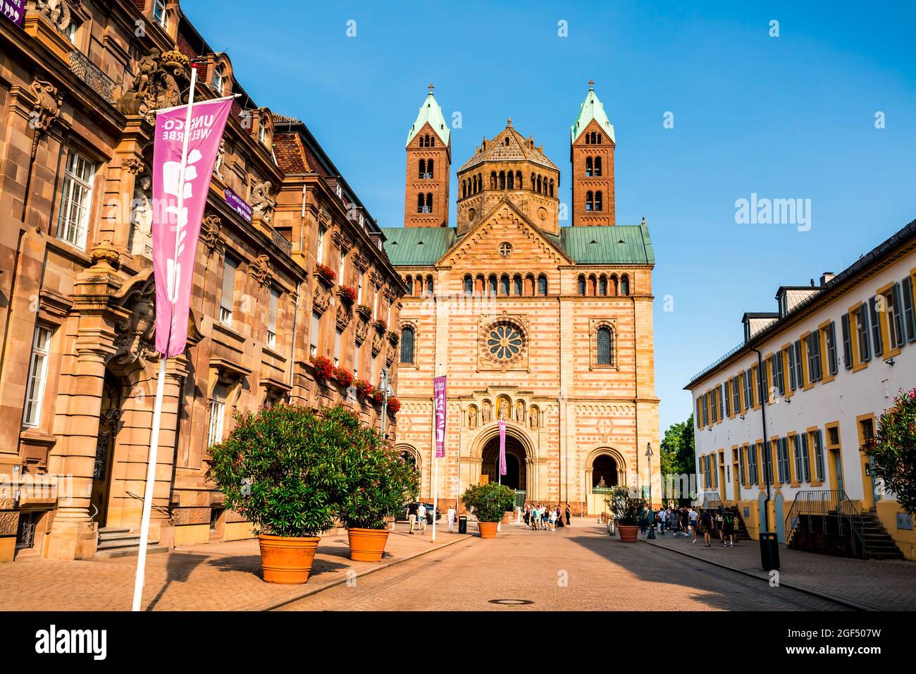 Speyer, Germany August 21, 2021 Speyer Cathedral in Germany, founded
