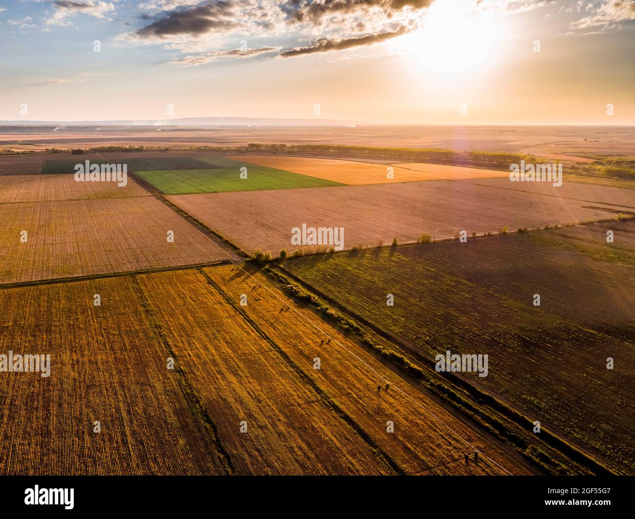 Panorama of Titel City in Vojvodina, Serbia. Editorial Stock Photo - Image  of modern, blue: 189351918