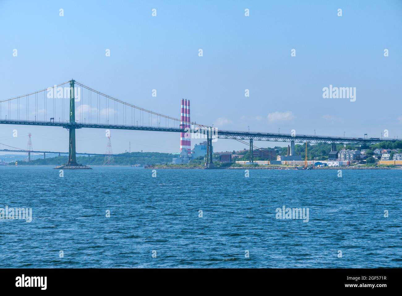 Halifax, Canada - 10 August 2021: Macdonald Bridge Stock Photo