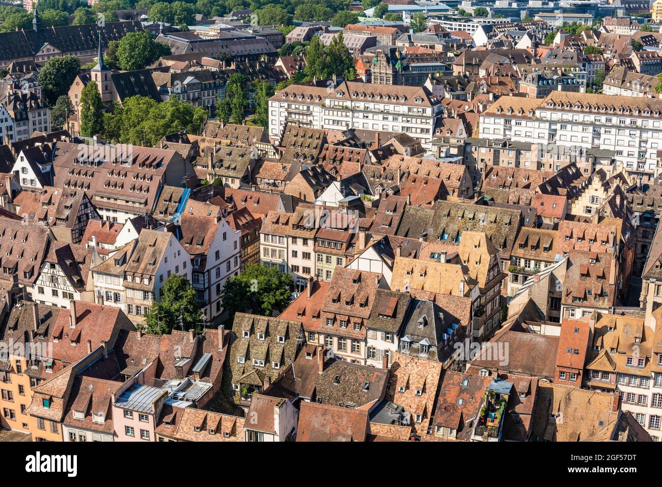 France, Bas-Rhin, Strasbourg, Historic old town Stock Photo