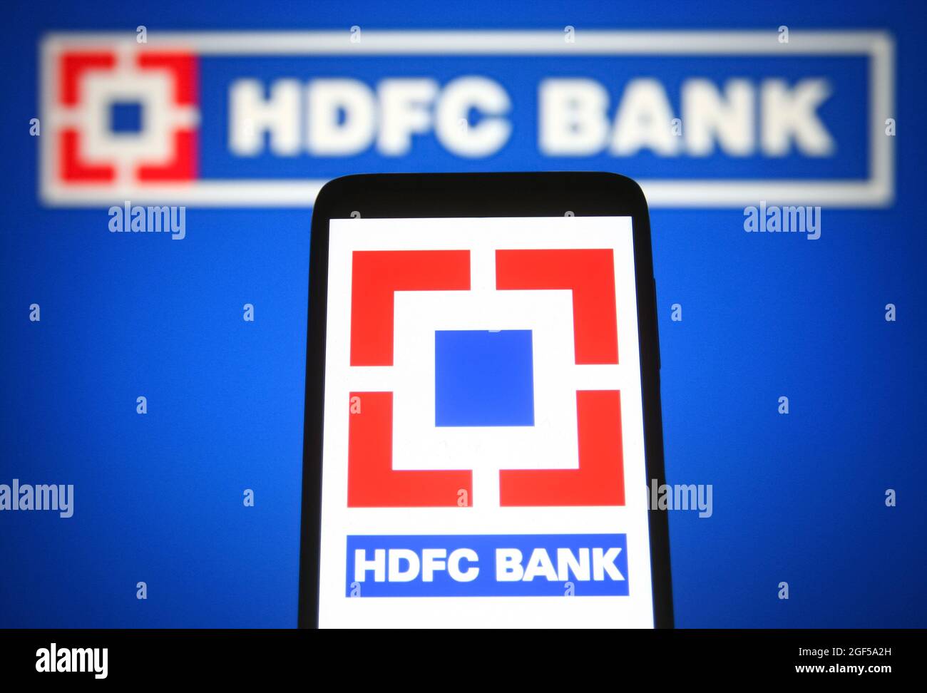 Hdfc logo hi-res stock photography and images - Alamy