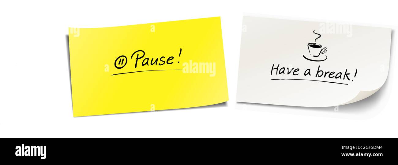 With some handwritten notes Cut Out Stock Images & Pictures - Alamy