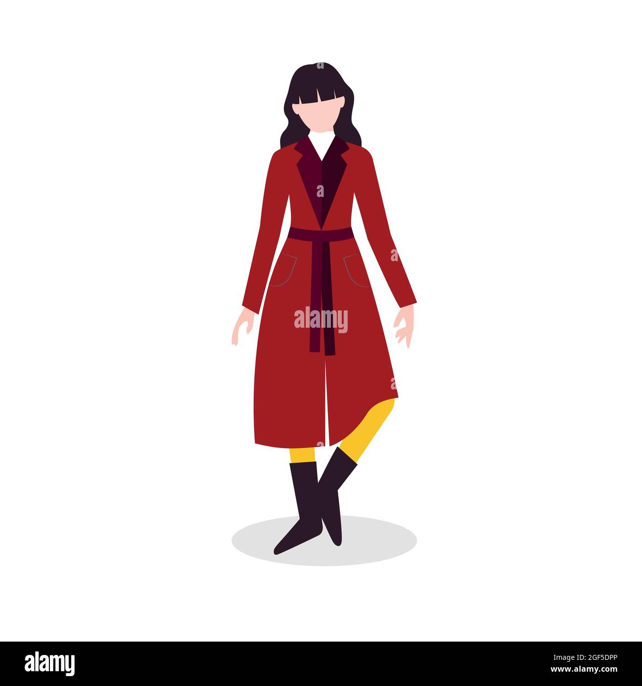 Autumn style. Vector icon in flat design Stock Vector