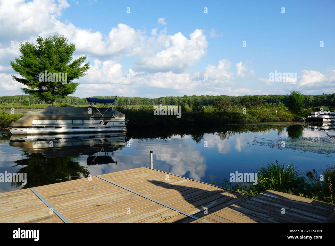 Clouds over West Twin Lake Stock Photo Alamy