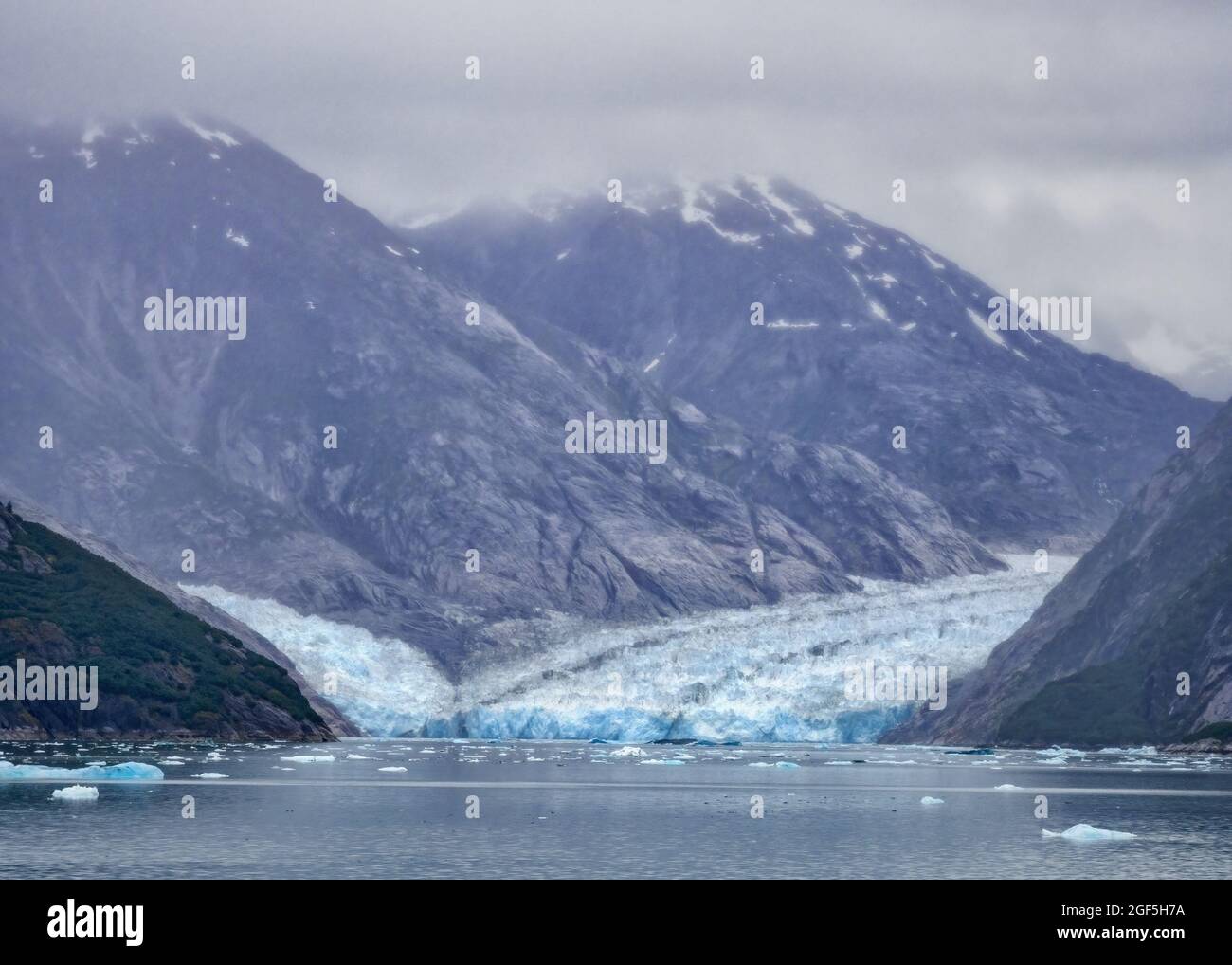 Dawes Glacier, Endicott Arm, Alaska Stock Photo