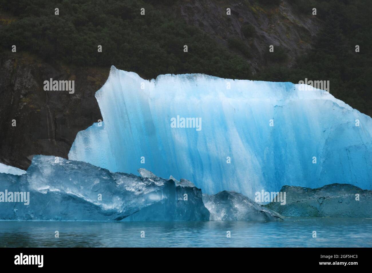 Endicott Arm, Dawes Glacier, Alaska Stock Photo
