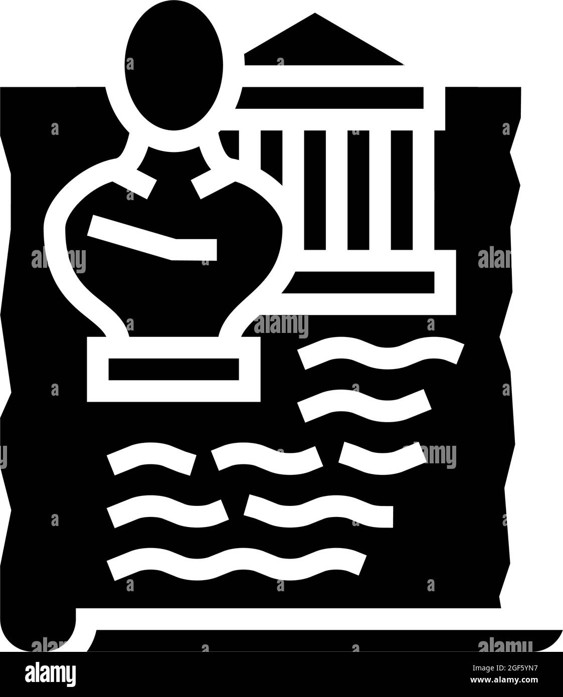 ancient greece history glyph icon vector illustration Stock Vector Image & Art Alamy