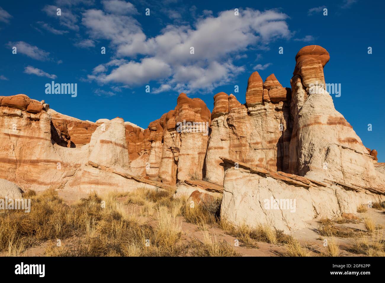 Colorful rocks, Blue Canyon, Hopi Indian Reservation, Arizona Stock Photo