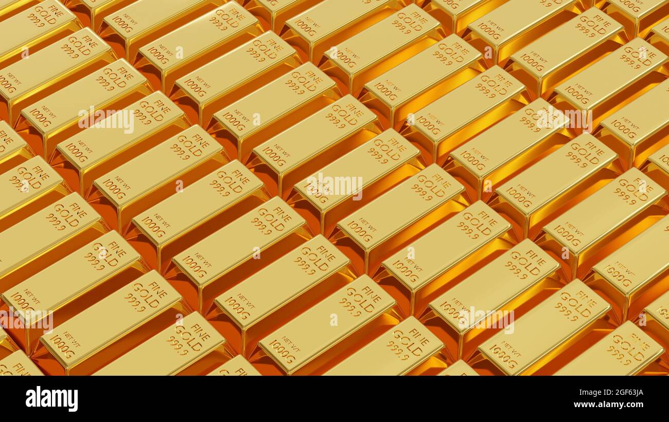 Gold - Visualized in Bullion Bars