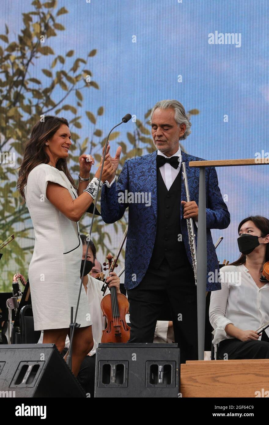 Andrea Bocelli marries longtime companion Berti