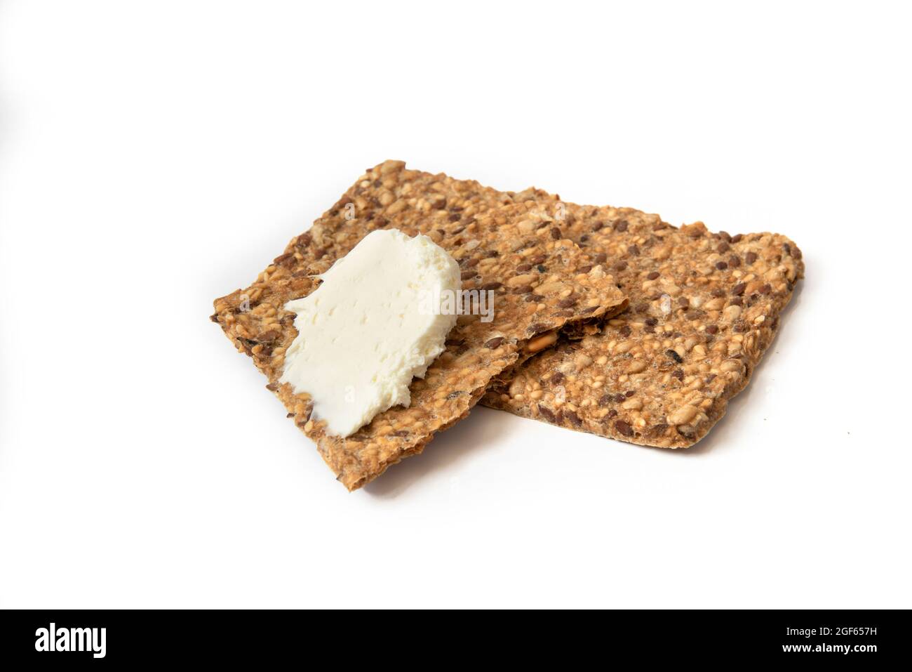 Gourmet gluten free flatbread crackers with sesame, flax and sunflower