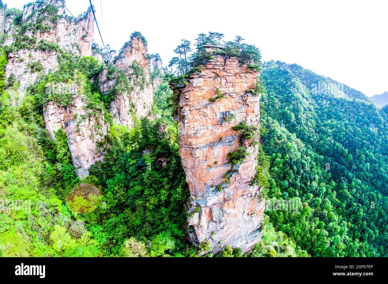 Zhangjiajie National Forest Park in Hunan province China Stock Photo