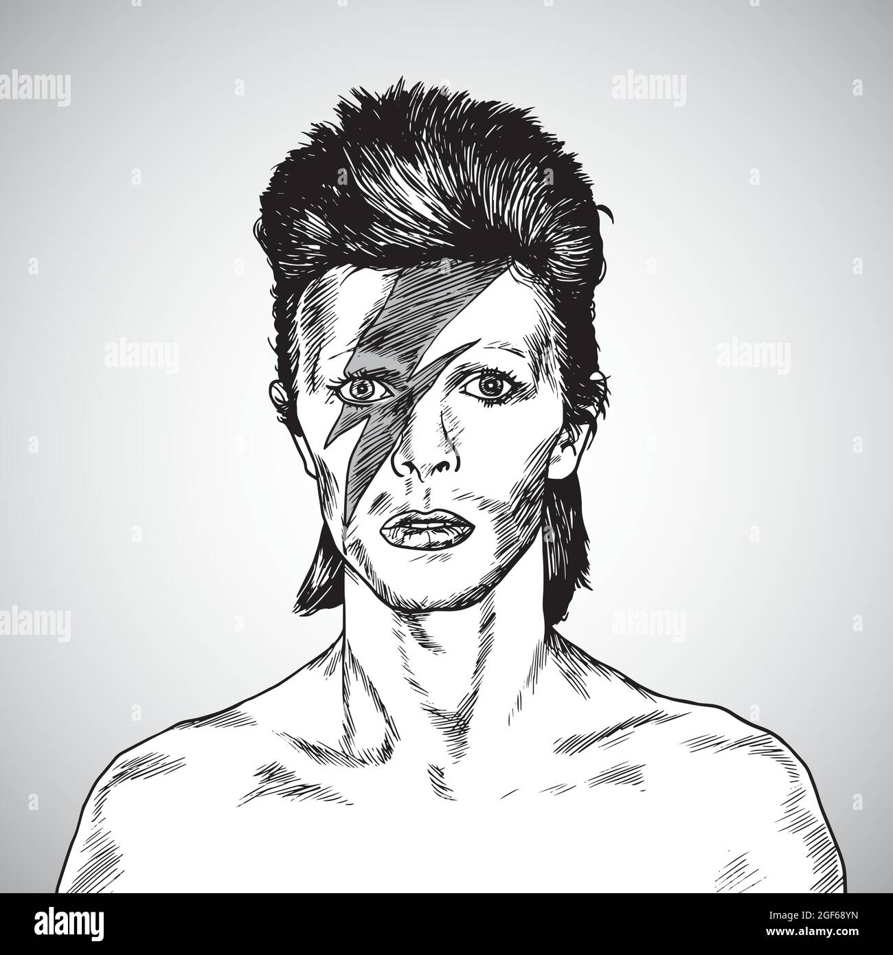 David bowie illustration Stock Vector Image & Art - Alamy
