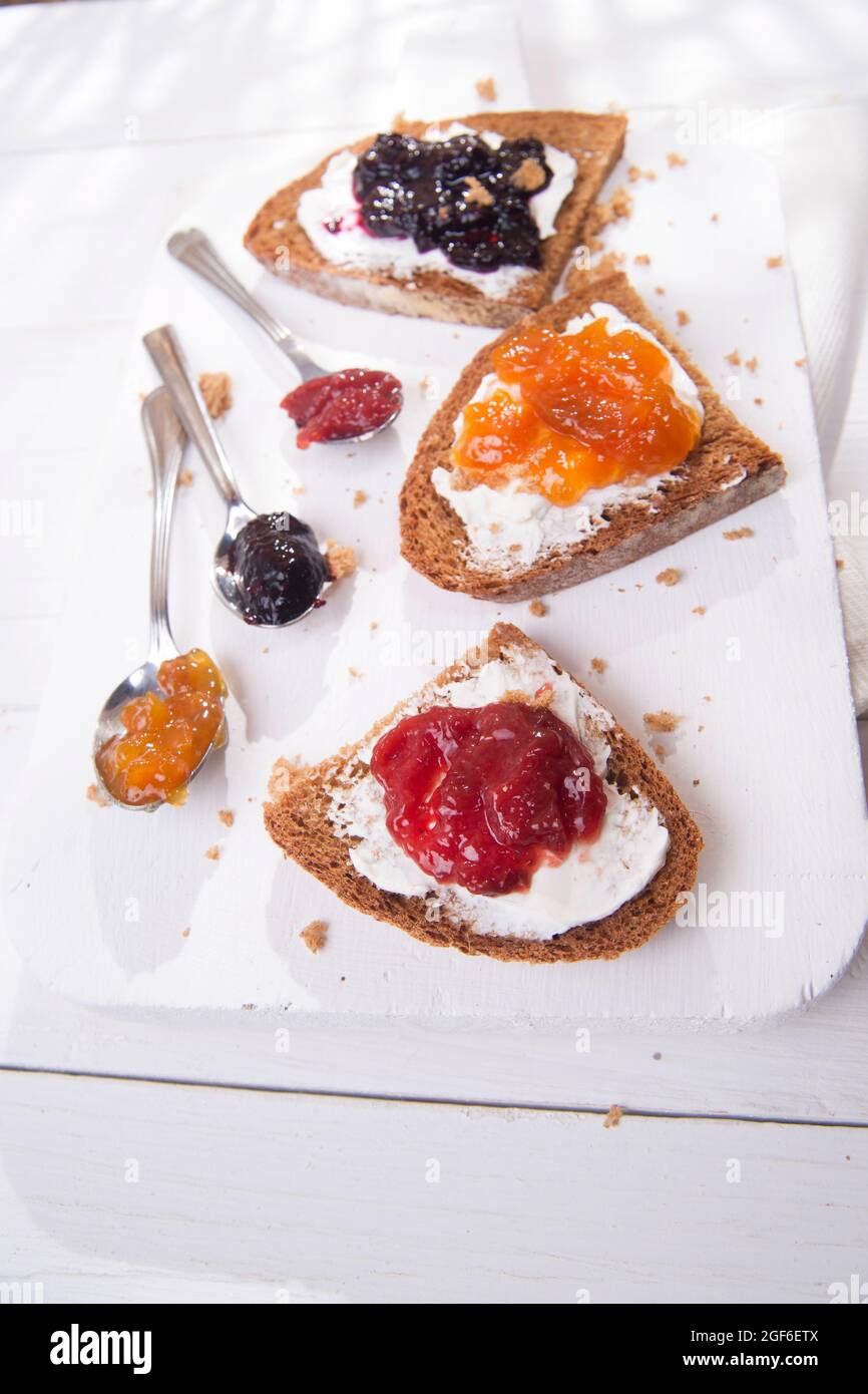 Italian Breakfast Made With Whole Wheat Bread Butter And Jam Stock Photo Alamy Italian Breakfast Made With Whole Wheat Bread Butter And Jam Stock Photo Alamy