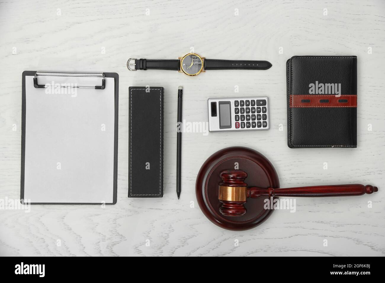 Law accessories, top view. Flat lay concept Stock Photo Alamy