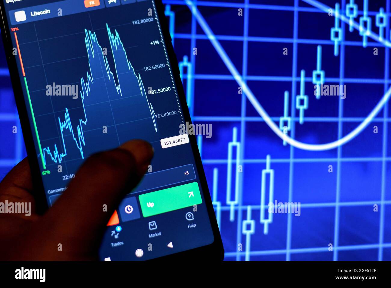 In this photo illustration an Olymp trade Forex (Foreign Exchange)Trading  platform seen displayed on a Smartphone . (Photo by Avishek Das / SOPA  Images/Sipa USA Stock Photo - Alamy