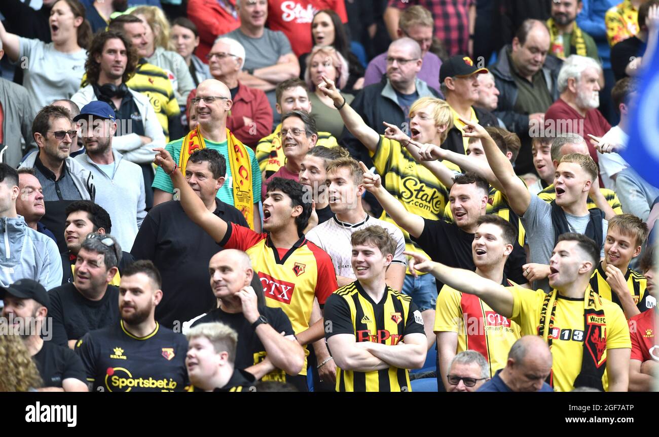 Watford football fans hi-res stock photography and images - Alamy