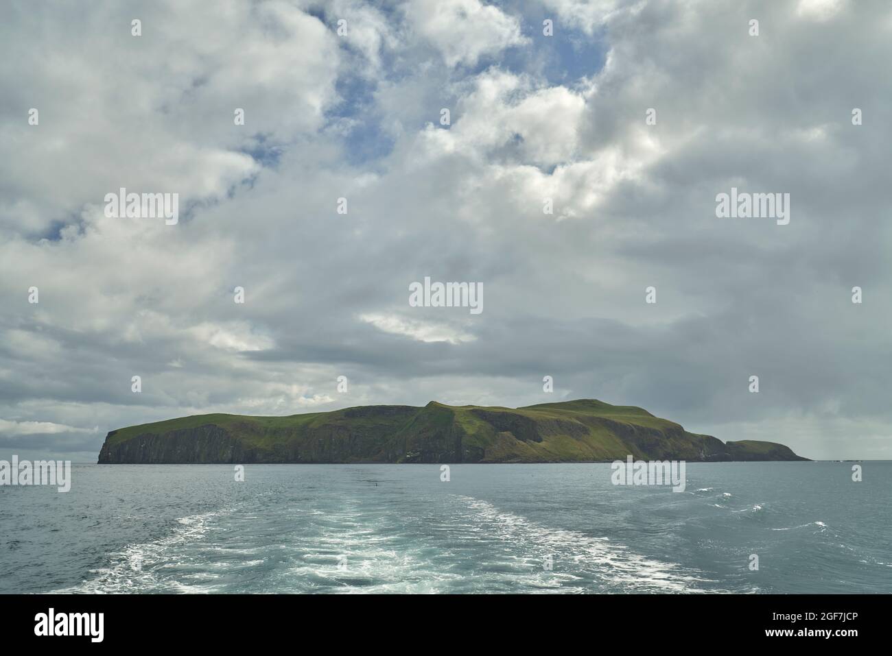 Eilean Mhuire in the Shiant Isles Stock Photo