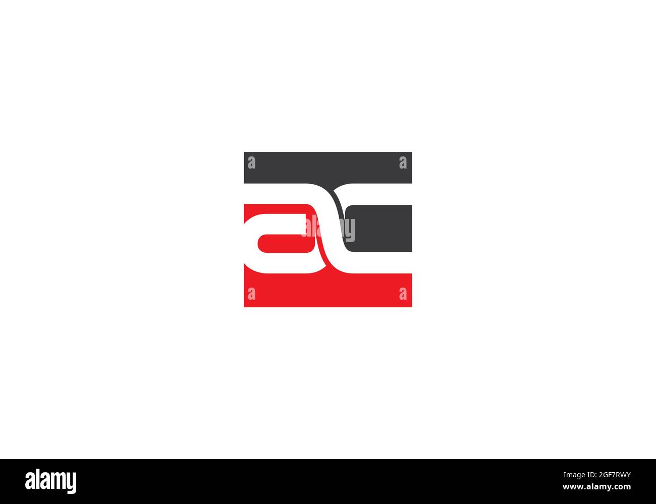 AC logo letter design vector image Stock Photo - Alamy