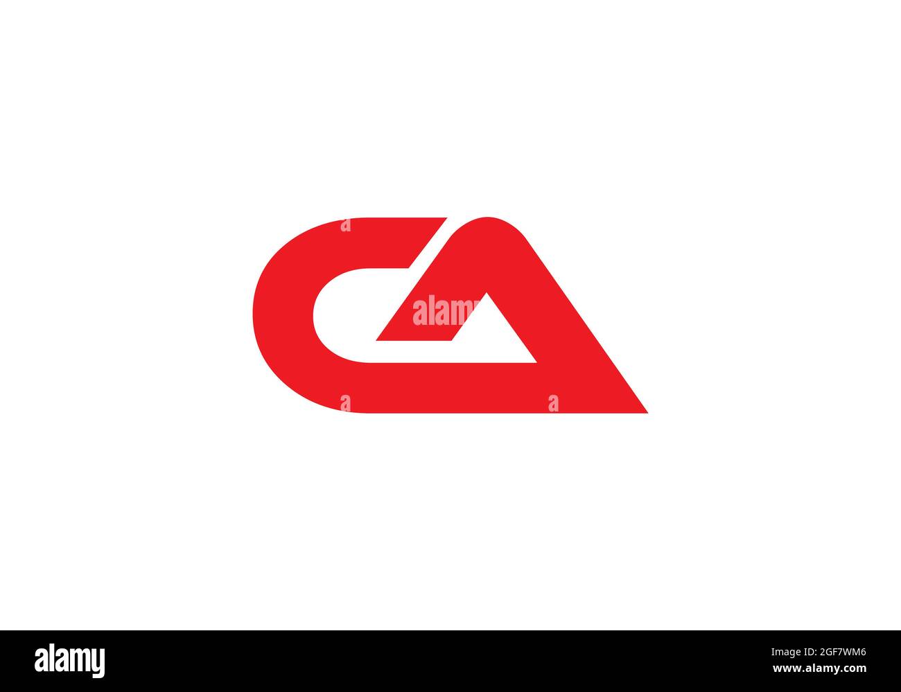 AC logo letter design vector image Stock Photo - Alamy